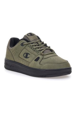 Sneakers verde militare con dettagli neri Champion RD18 LOW COMB