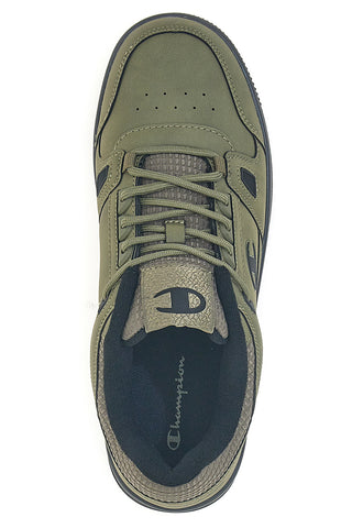 Sneakers verde militare con dettagli neri Champion RD18 LOW COMB