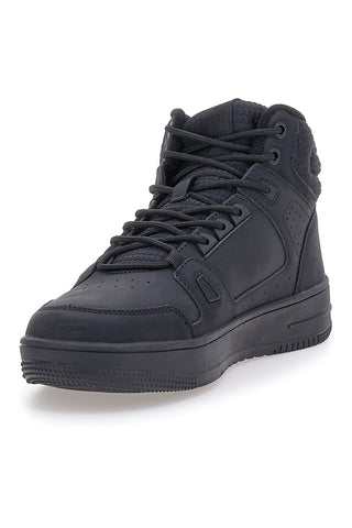 Champion RD18 MID COMB schwarze Mid-Top-Sneaker aus strapazierfähigem Material