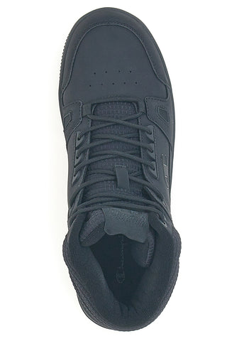 Champion RD18 MID COMB schwarze Mid-Top-Sneaker aus strapazierfähigem Material