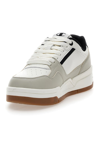 Champion – Rd18 Heritage Perf – Niedrige Sneaker in Weiß und Grau