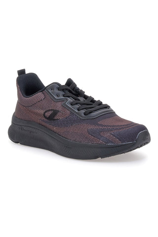 Sneakers bordeaux running in mesh con suola nera Champion Galactic Low Cut Shoe