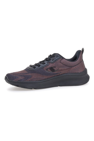 Sneakers bordeaux running in mesh con suola nera Champion Galactic Low Cut Shoe