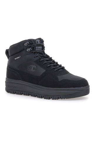 Champion – RD18 Mid Utility WP – Schwarze, wasserdichte Mid-Sneaker