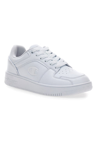 Sneakers bianche in materie sintetiche stile basket Champion RD18 2 Low