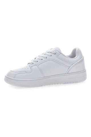 Sneakers bianche in materie sintetiche stile basket Champion RD18 2 Low