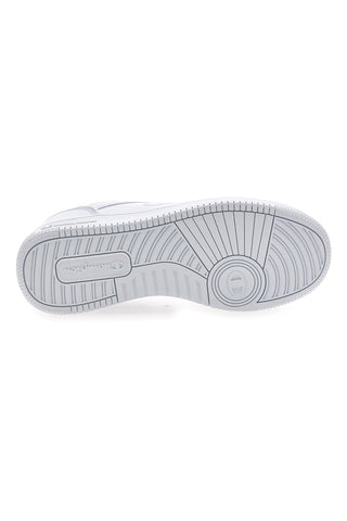 Sneakers bianche in materie sintetiche stile basket Champion RD18 2 Low