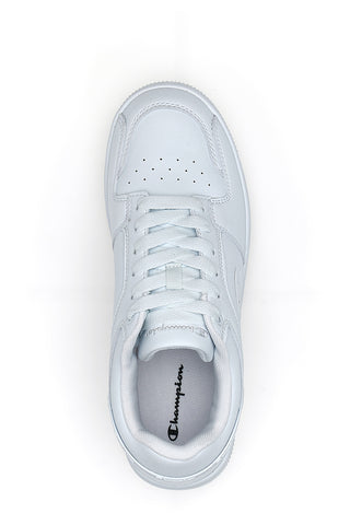 Sneakers bianche in materie sintetiche stile basket Champion RD18 2 Low