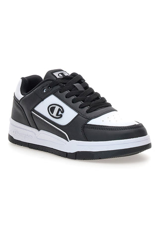 Sneakers mid bianche e nero con strappo Champion RD18 2 MID B PS