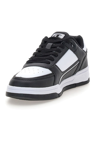 Sneakers mid bianche e nero con strappo Champion RD18 2 MID B PS