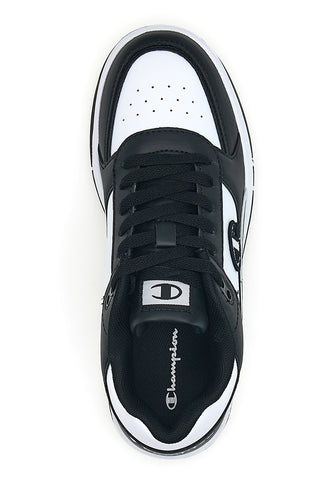 Sneakers mid bianche e nero con strappo Champion RD18 2 MID B PS