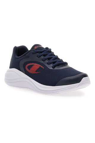 Champion SYPHON ENGAGE MESH B GS blaue atmungsaktive Mesh-Sneaker