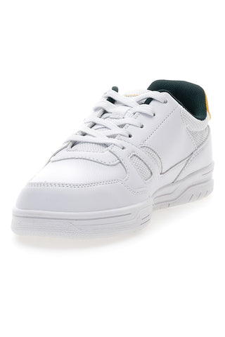 Weiße Sneakers mit grünen und gelben Details Champion CLY 87 B GS
