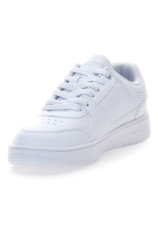 Total weiße Sneakers mit Champion RD18 LOW B GS-Logo