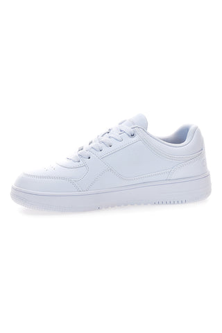 Total weiße Sneakers mit Champion RD18 LOW B GS-Logo