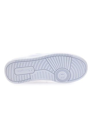 Total weiße Sneakers mit Champion RD18 LOW B GS-Logo
