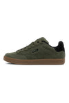 Fila FFM0437 grüne Wildleder-Sneaker mit schwarzen Details