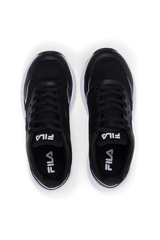 Fila CRUSHER – Schwarze, atmungsaktive Sneakers mit Laufsohle für Teenager