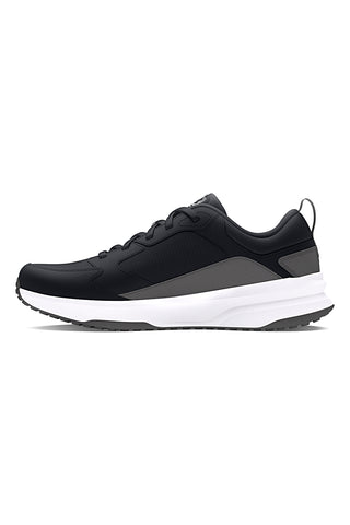 Sneakers nere in mesh con inserti in pelle Under Armour Charged Edge
