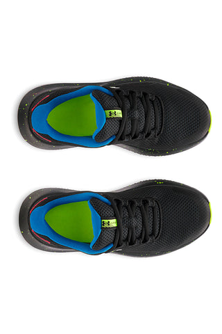 Under Armour BPS Surge 4 AC Leichte und atmungsaktive schwarze Schuhe