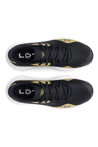 Scarpe nere e oro con suola ammortizzata Under Armour 3027646 001