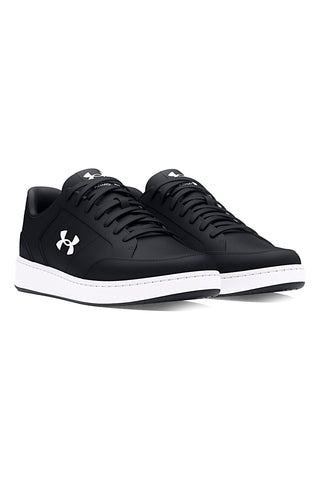Offizielle schwarze Ledersneaker von Under Armour