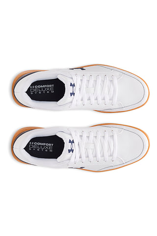 Offizielle weiße Ledersneaker von Under Armour