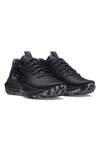 Scarpe da basket nere con suola grafica Under Armour GS Lockdown 7