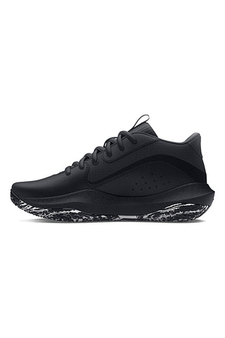 Scarpe da basket nere con suola grafica Under Armour GS Lockdown 7