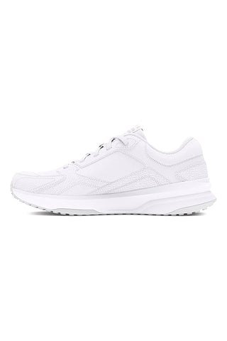 Sneakers bianche in mesh con inserti in pelle Under Armour Edge Leather