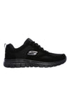 Skechers Burns Sneakers aus schwarzem Mesh und Memory Foam - Agoura
