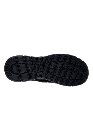 Skechers Burns Sneakers aus schwarzem Mesh und Memory Foam - Agoura