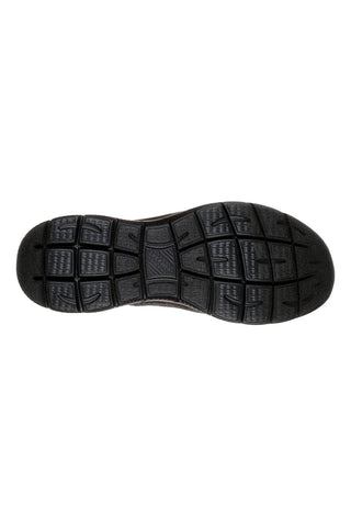 Forton Skechers Memory Foam Summits Schwarze Slip-On-Sneaker
