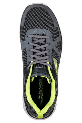 Skechers Memory Foam Track Bucolo Leichte graue Turnschuhe