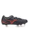 Mizuno Monarcida Neo III Rugbyschuhe, Schwarz mit Zeroglide-Stollen