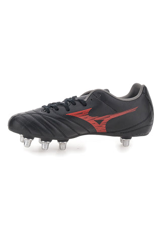 Mizuno Monarcida Neo III Rugbyschuhe, Schwarz mit Zeroglide-Stollen