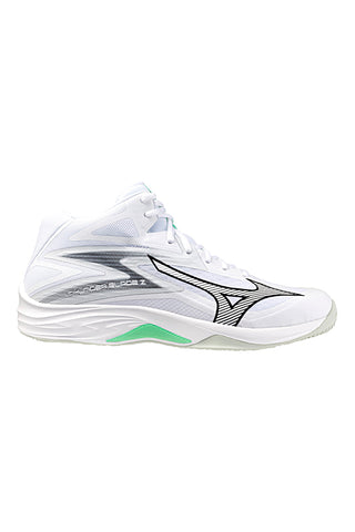 Mizuno Thunder Blade Z MID Gepolsterte weiße Sportschuhe