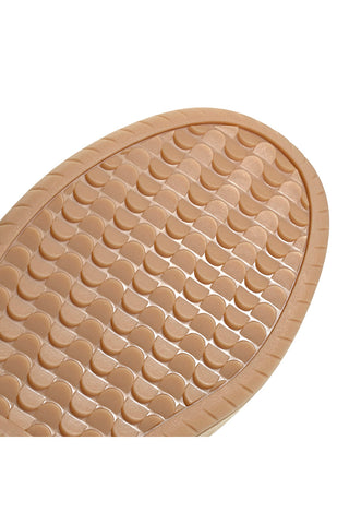 Sneakers bianche in pelle con strisce verdi Adidas Barreda