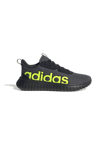 Schwarze Schuhe mit Mesh-Obermaterial und kontrastierendem Logo Adidas Kaptir Base