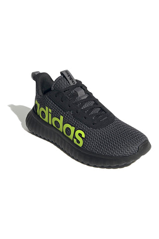 Scarpe nere con tomaia in mesh logo a contrasto Adidas Kaptir Base