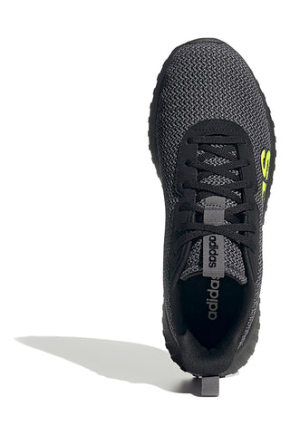 Schwarze Schuhe mit Mesh-Obermaterial und kontrastierendem Logo Adidas Kaptir Base
