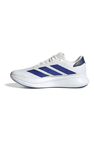 Adidas Duramo SL2 M Weiße Laufschuhe mit blauen Details und Lightmotion-Dämpfung