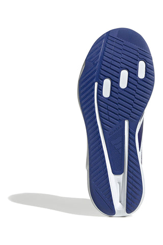 Adidas Duramo SL2 M Weiße Laufschuhe mit blauen Details und Lightmotion-Dämpfung