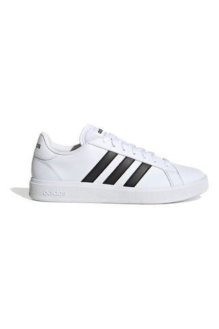Sneakers bianche con strisce nere stile tennis Adidas Grand Court Base 2