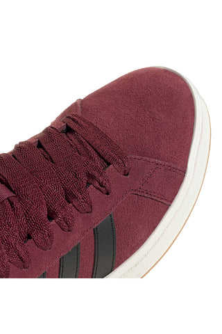 Sneakers bordeaux in pelle con strisce nere Adidas Grand Court Base 00s