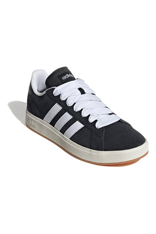 Sneakers nere con strisce bianche Adidas Grand Court Base 00s