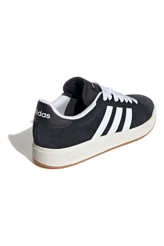 Sneakers nere con strisce bianche Adidas Grand Court Base 00s