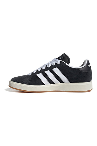 Sneakers nere con strisce bianche Adidas Grand Court Base 00s
