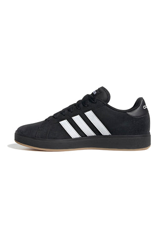 Sneakers nere con strisce bianche stile retrò Adidas Grand Court Base 00s