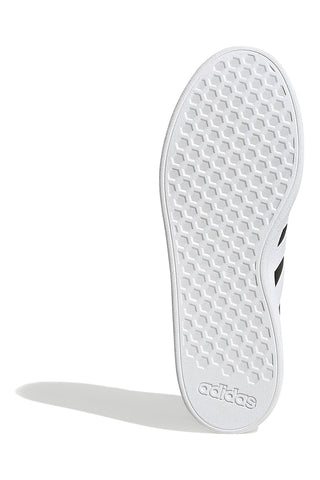 Adidas Grand Court Base 2 Schwarze Schuhe mit weißen Streifen